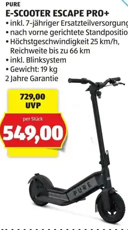 Hofer E-SCOOTER ESCAPE PRO+ Angebot