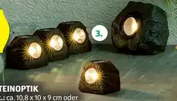 Hofer Solarleuchte steinoptik Angebot