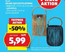 Hofer Belavi solar-geflechtlaterne Angebot