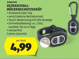 Hofer Ambiano ultraschall- mückenschutzgerät Angebot