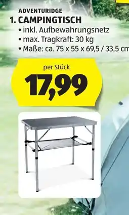 Hofer Adventuridge campingtisch Angebot