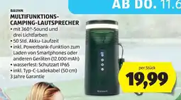 Hofer Bauhn multifunktions- camping-lautsprecher Angebot