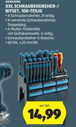 Hofer Xxl schraubendreher-/ bitset, 100-teilig Angebot