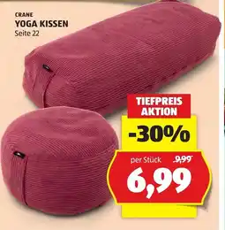 Hofer Crane yoga kissen Angebot