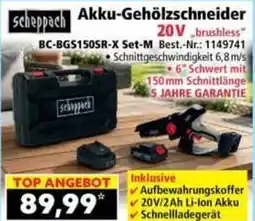 Norma scheppach Akku-Gehölzschneider Angebot