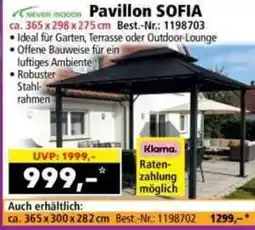Norma NEVER INDOOR Pavillon SOFIA Angebot