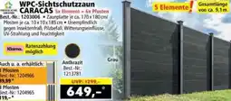 Norma Wpc-sichtschutzzaun caracas Angebot