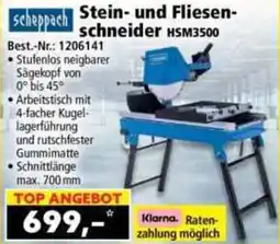 Norma Scheppach stein- und fliesen- schneider hsm3500 Angebot