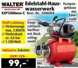 Norma WALTER Edelstahl-Haus- wasserwerk Angebot