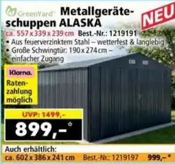 Norma Greenyard metallgeräte- schuppen alaska Angebot