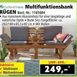 Norma Garden & Freizeit Multifunktionsbank RÜGEN Angebot