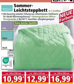 Norma Sommer- Leichtsteppbett Angebot