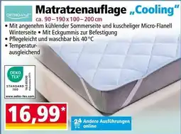 Norma Matratzenauflage Cooling Angebot