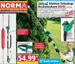 Norma Elektro-Teleskop- Heckenschere 500W ETHT500 Angebot
