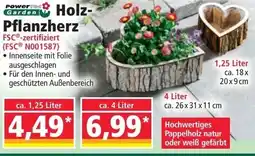 Norma Powerre Garden Holz- Pflanzherz Angebot