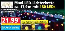 Norma Maxi-LED-Lichterkette Angebot