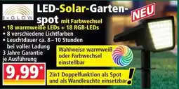 Norma LED-Solar-Garten- spot Angebot