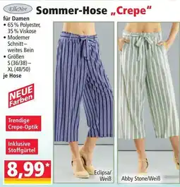 Norma ElleNor Sommer-Hose Crepe Angebot
