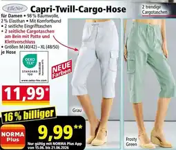 Norma Elle Nor Capri-Twill-Cargo-Hose Angebot