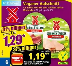 Norma Veganer Aufschnitt Angebot