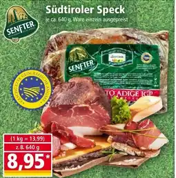 Norma Südtiroler Speck Angebot