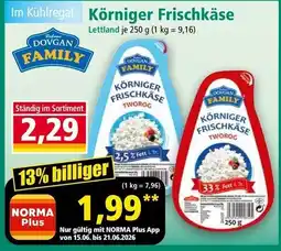 Norma Körniger frischkäse Angebot