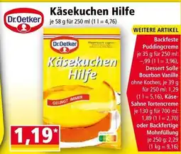 Norma Käsekuchen Hilfe Angebot