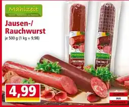 Norma Jausen-/ rauchwurst Angebot
