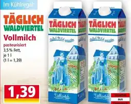 Norma Täglich waldviertel vollmilch Angebot