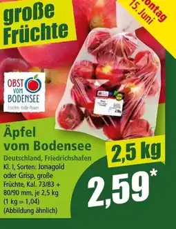 Norma Äpfel vom Bodensee Angebot