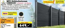 Norma Wpc-sichtschutzzaun caracas Angebot