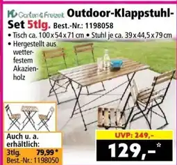 Norma Outdoor-Klappstuhl- Set Angebot