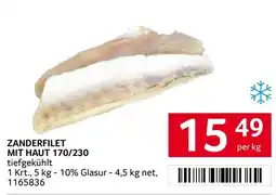 Transgourmet Zanderfilet mit haut 170/230 Angebot