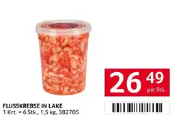 Transgourmet Flusskrebse in lake Angebot