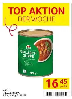 Transgourmet Hügli gulaschsuppe Angebot