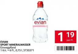 Transgourmet Evian sport mineralwasser Angebot
