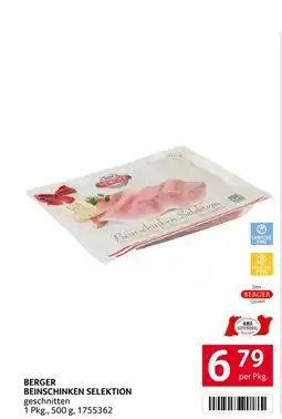 Transgourmet Berger beinschinken selektion Angebot