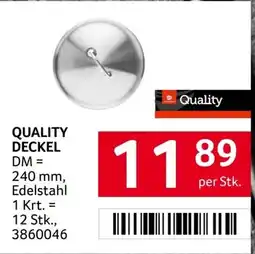 Transgourmet Quality deckel Angebot
