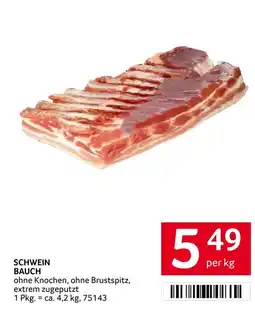 Transgourmet Schwein bauch Angebot