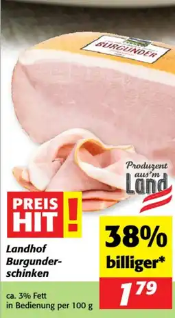 Nah&Frisch Landhof Burgunder- schinken Angebot