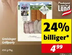 Nah&Frisch Greisinger grillparty Angebot