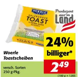 Nah&Frisch Woerle toastscheiben Angebot