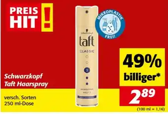Nah&Frisch Schwarzkopf taft haarspray Angebot