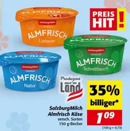 Nah&Frisch Salzburgmilch almfrisch käse Angebot