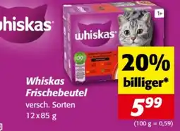 Nah&Frisch Whiskas Frischebeutel Angebot