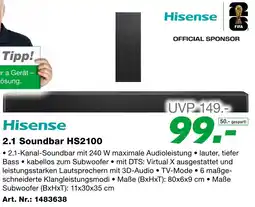 EP Hisense 2.1 Soundbar HS2100 Angebot