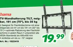 EP TV-Wandhalterung TILT, neig- bar, 191 cm (75"), bis 35 kg Angebot