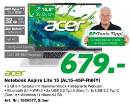 EP Notebook Aspire Lite 15 (AL15-45P-R9HY) Angebot