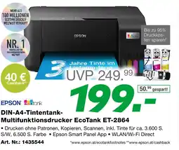 EP DIN-A4-Tintentank- Multifunktionsdrucker EcoTank ET-2864 Angebot