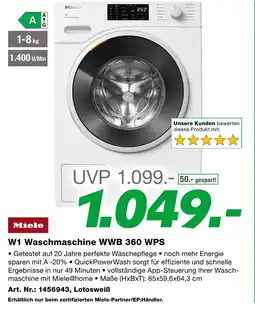 EP W1 Waschmaschine WWB 360 WPS Angebot